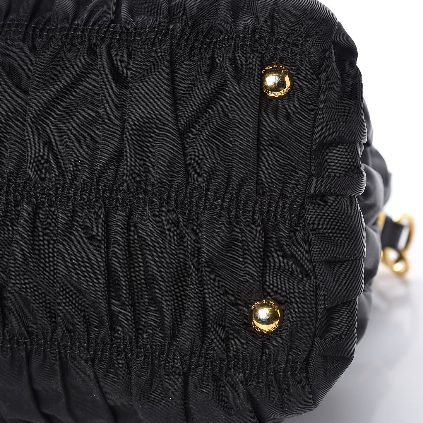 Tessuto Nylon Gaufre Tote Black