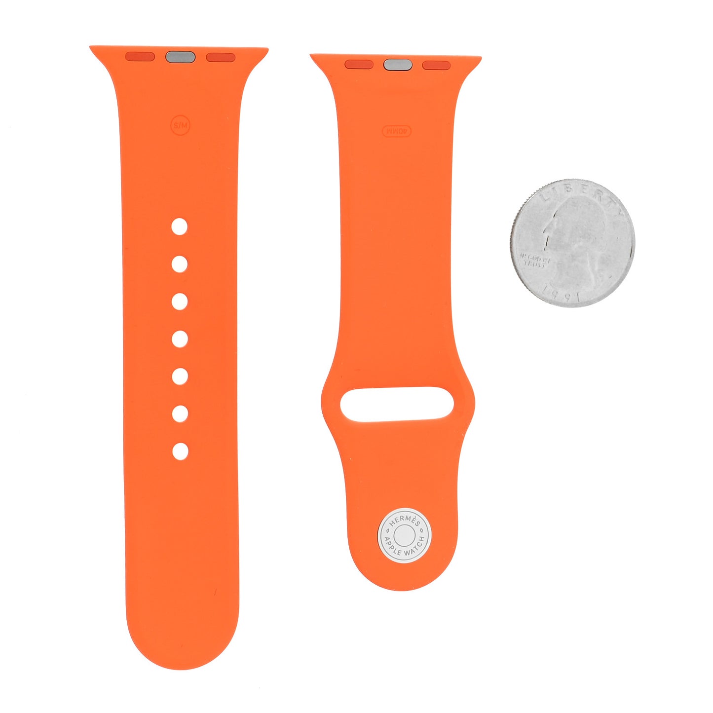 Silicone 40mm Apple Sports Watch Single Tour Band Orange