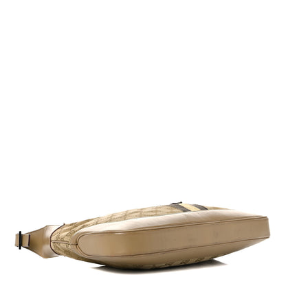 Gucci Monogram Web Jackie O Hobo Beige 4 of 23