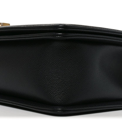 Chanel Caviar Quilted New Medium Boy Flap Black 9 of 10