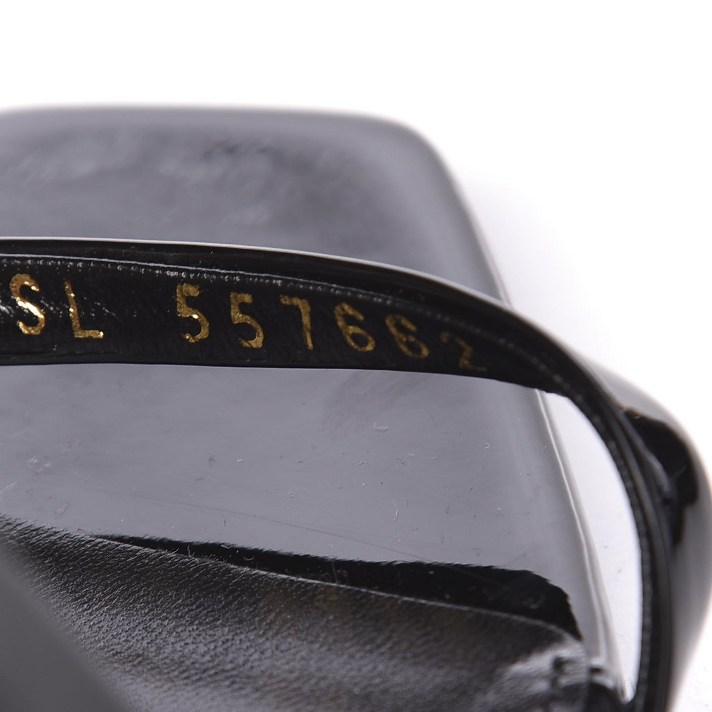 Patent Calfskin Opyum 110 Sandals 37 Black Gold