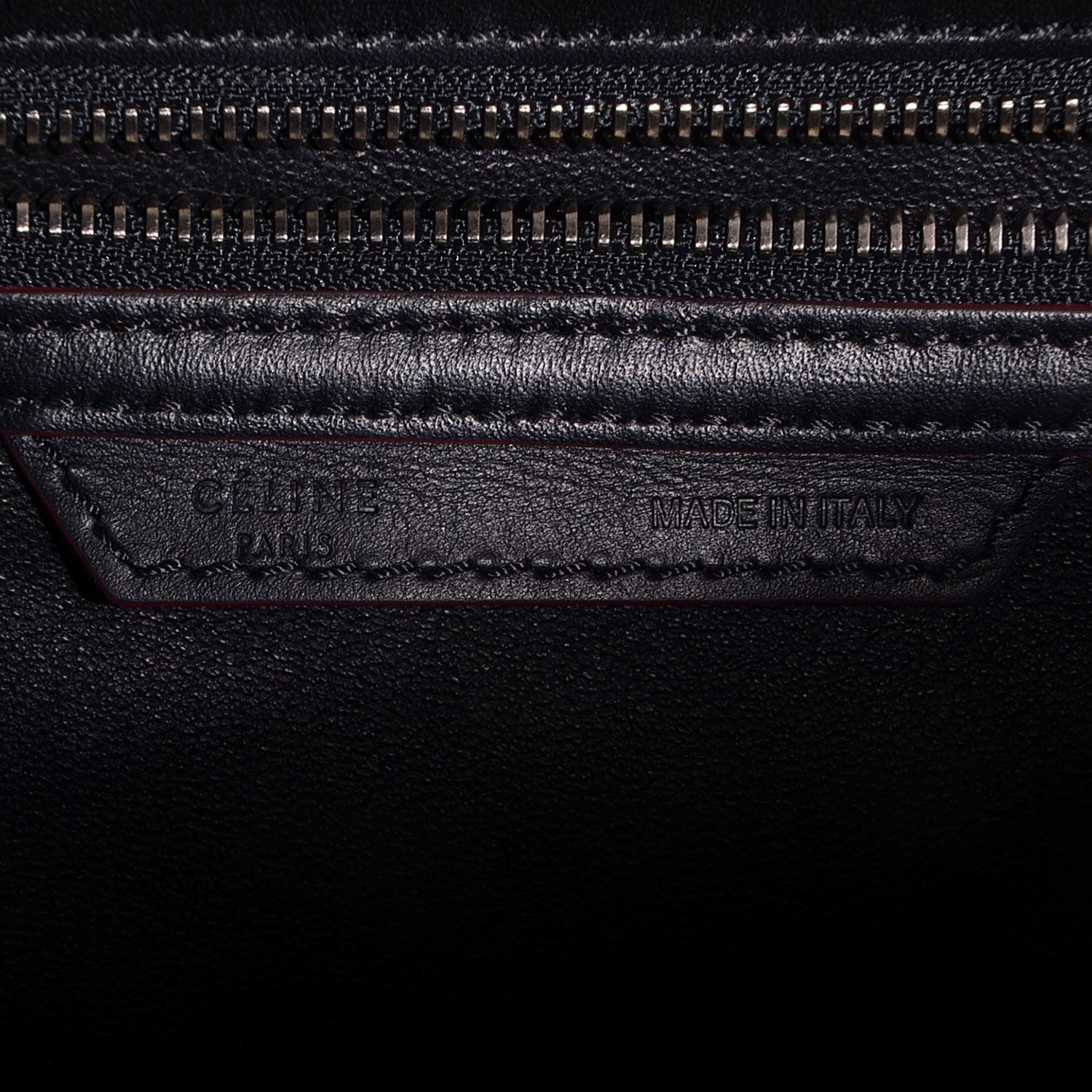 Celine Smooth Calfskin Mini Luggage Black 6 of 8