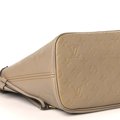 Louis Vuitton Empreinte Monogram Giant Neverfull MM Tourterelle 8 of 9