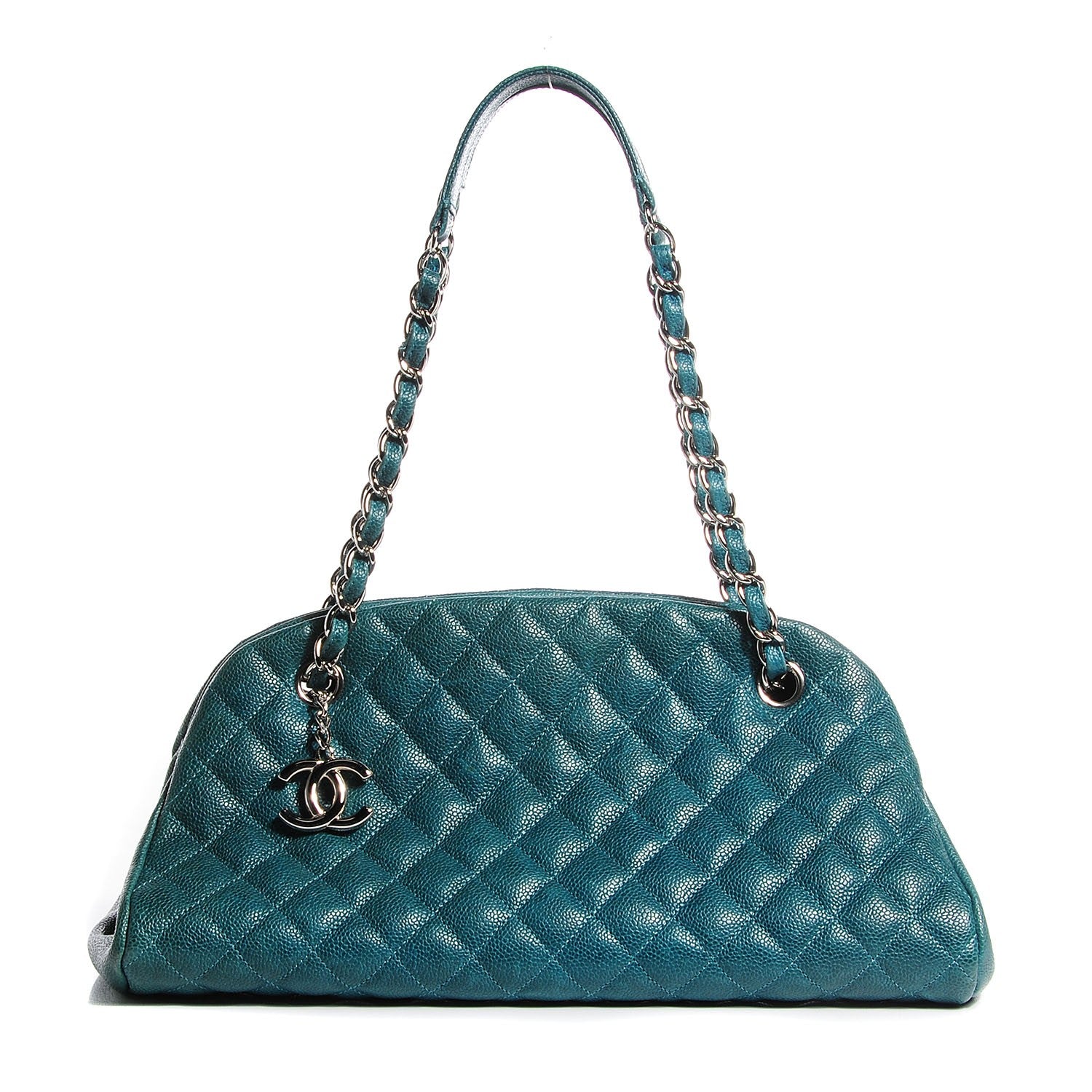 Chanel Caviar Quilted Medium Just Mademoiselle Turquoise 1 of 8