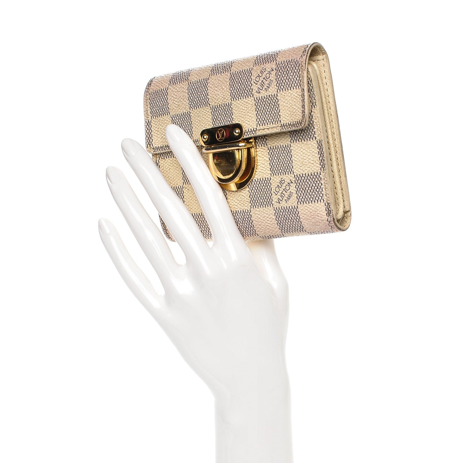Louis Vuitton Damier Azur Koala Wallet 2 of 12