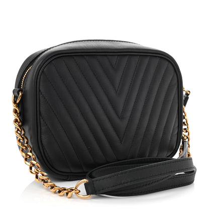 Louis Vuitton Calfskin New Wave Camera Bag Black 3 of 8