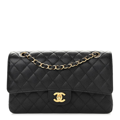 Chanel Caviar Quilted Medium Double Flap Black 1 of 11
