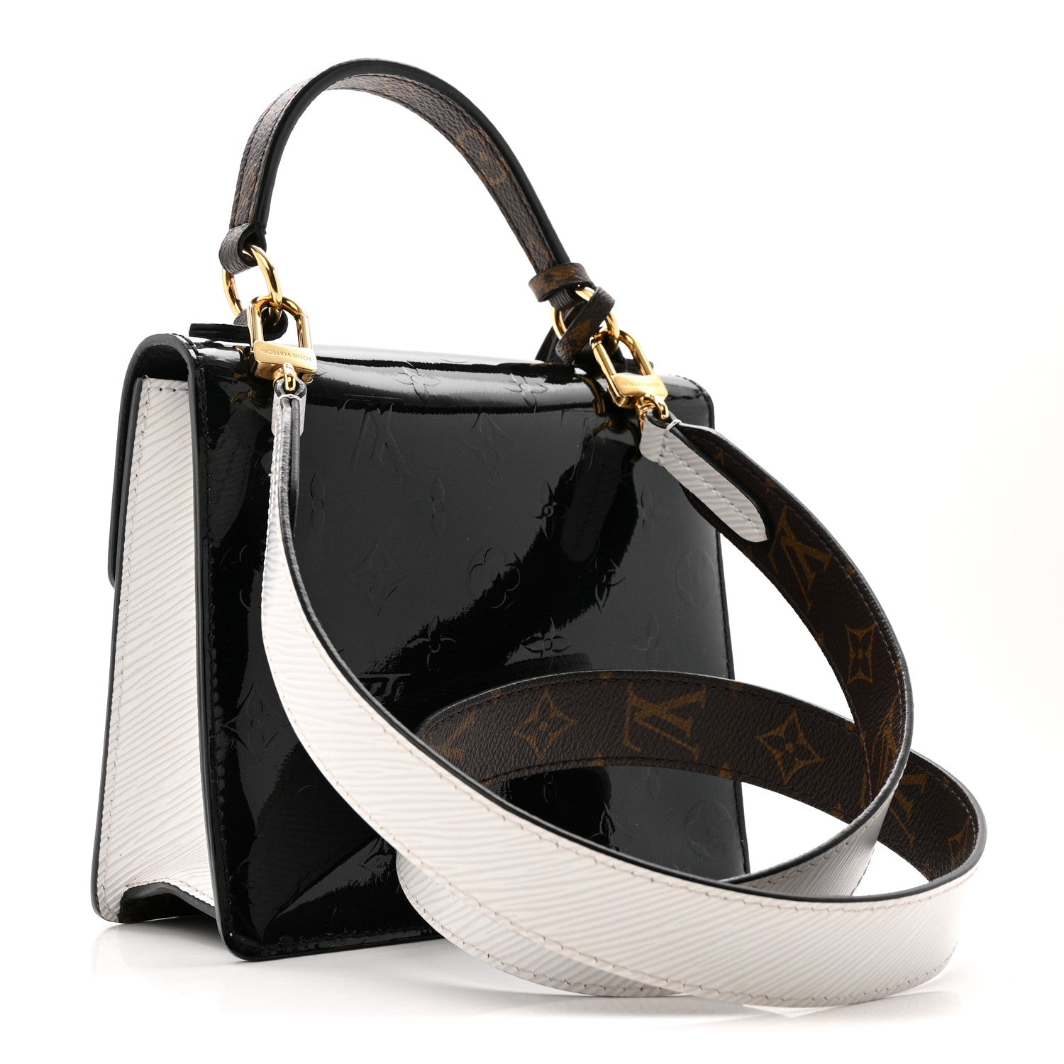Louis Vuitton Vernis Epi Monogram Spring Street Black 3 of 14