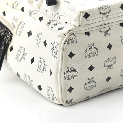MCM Visetos Small Sprinkle Stud Stark Backpack White 5 of 15