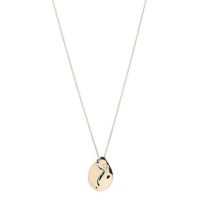 Tiffany 18K Yellow Gold 14.5mm Elsa Peretti Madonna Pendant Necklace 1 of 4