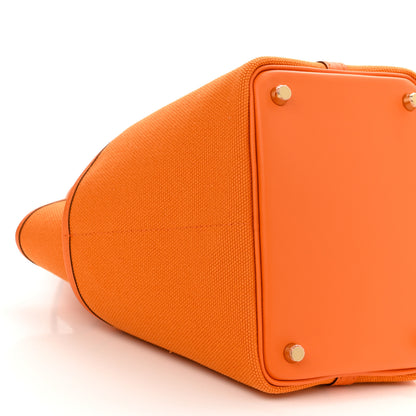Hermes Toile Goeland Swift Cargo Picotin Lock 18 Orange 8 of 10