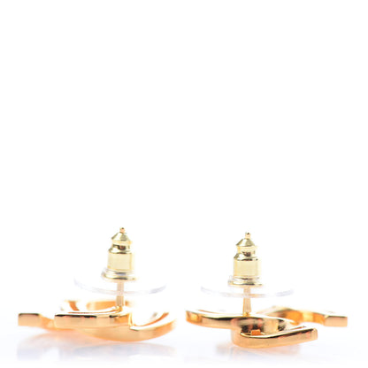 Chanel Metal Obazine CC Earrings Gold 3 of 5