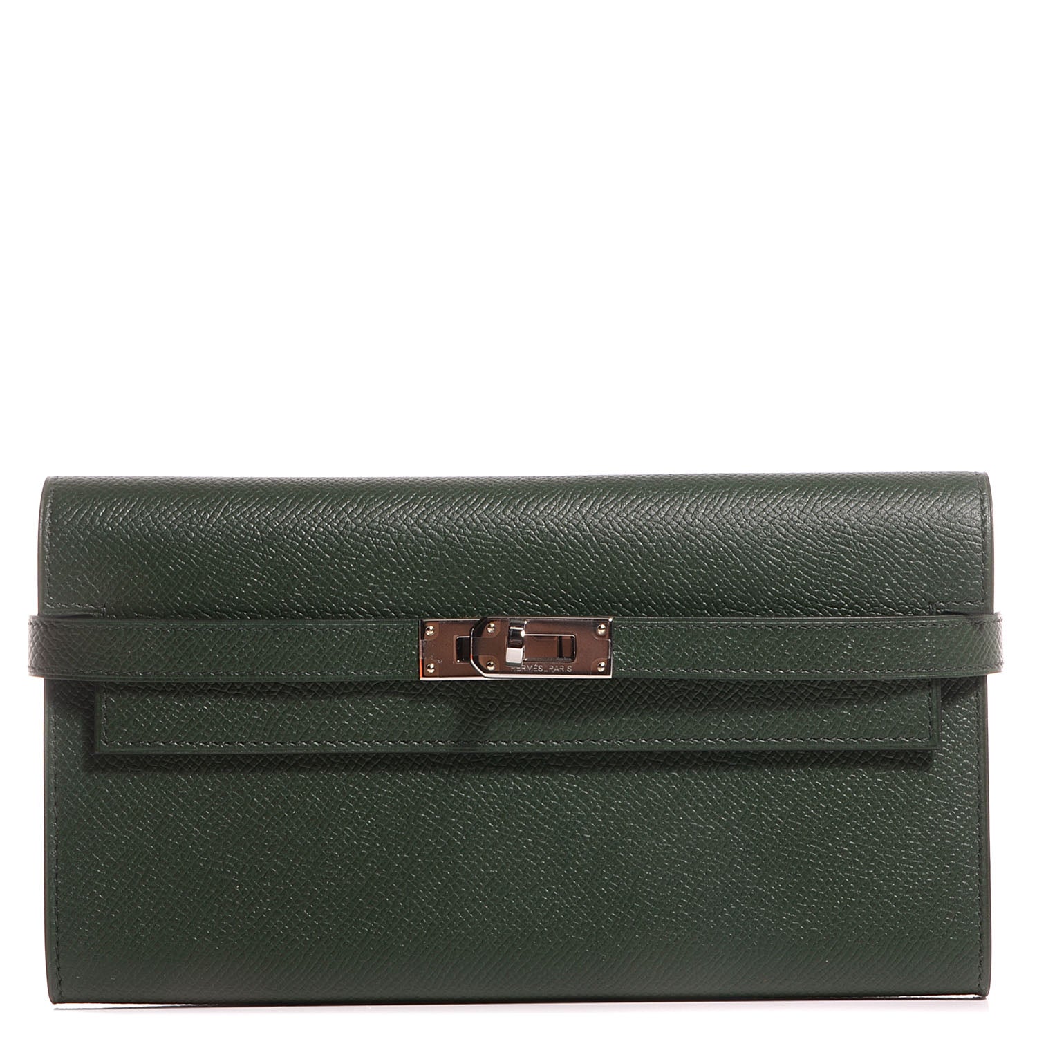 Hermes Epsom Kelly Longue Wallet Vert Anglais 1 of 12