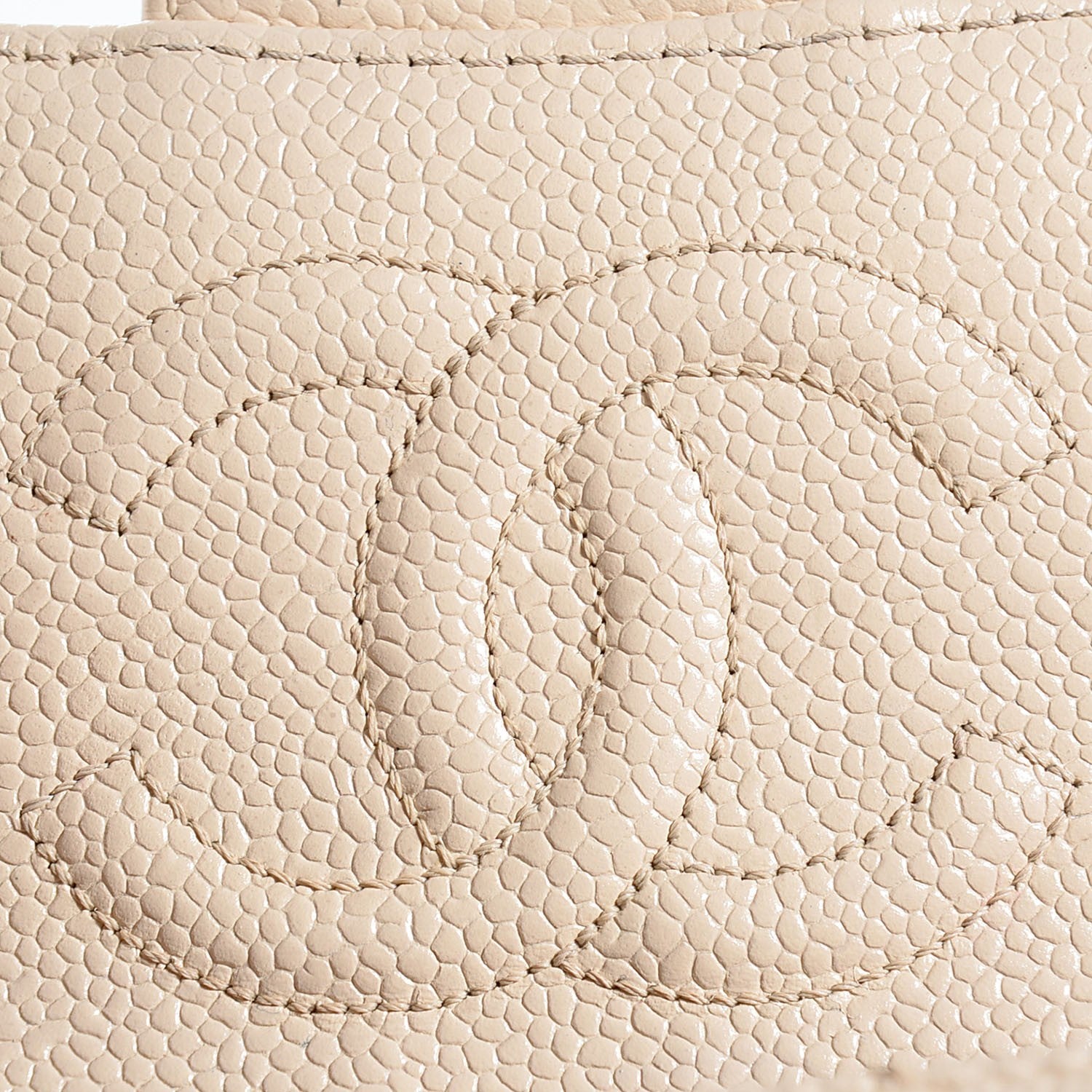 Chanel Caviar Quilted Mini Square Flap Beige 6 of 9