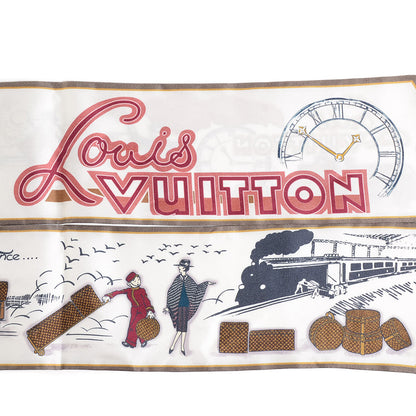 Louis Vuitton Silk LV Comics Bandeau Taupe 3 of 5
