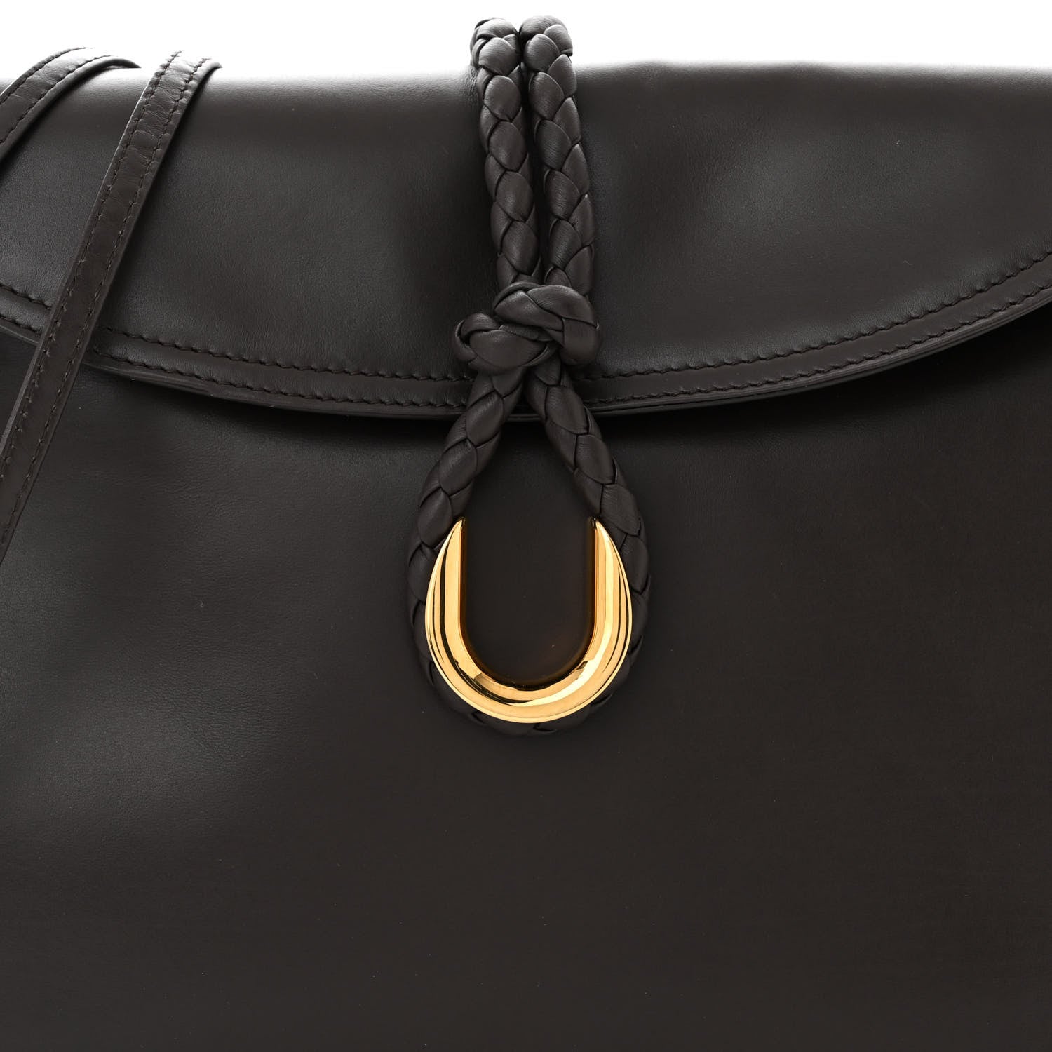 Bottega Veneta Smooth Calfskin Medium Liberta Shoulder Bag Fondant 8 of 10