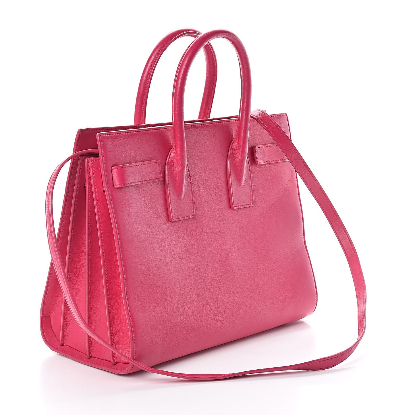 Calfskin Small Sac De Jour Lipstick Fuchsia