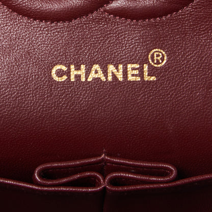 Chanel Lambskin Quilted Medium Double Flap Black 8 of 9