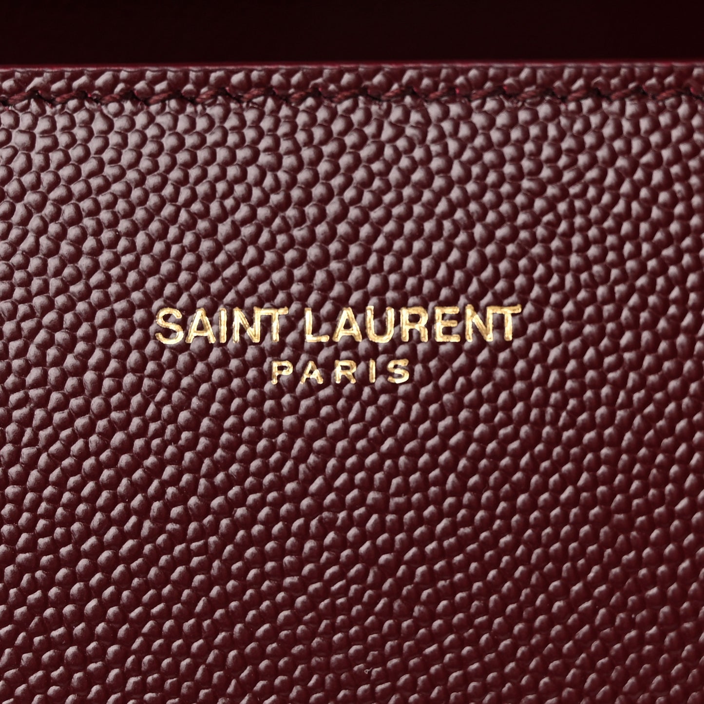 Grain de Poudre Medium Classic Monogram Cassandra Top Handle Rouge Legion