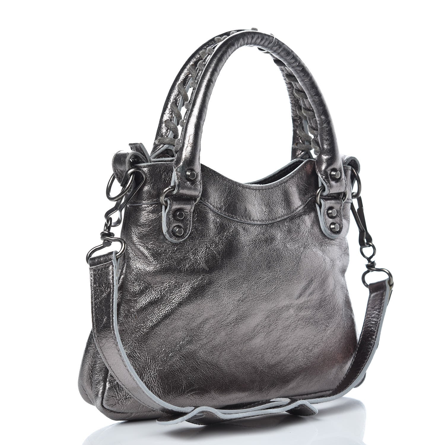 Balenciaga Chevre Mini Classique Pewter 3 of 12