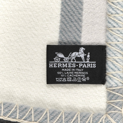 Hermes Wool Cashmere Ithaque Blanket Gris Perle 3 of 3