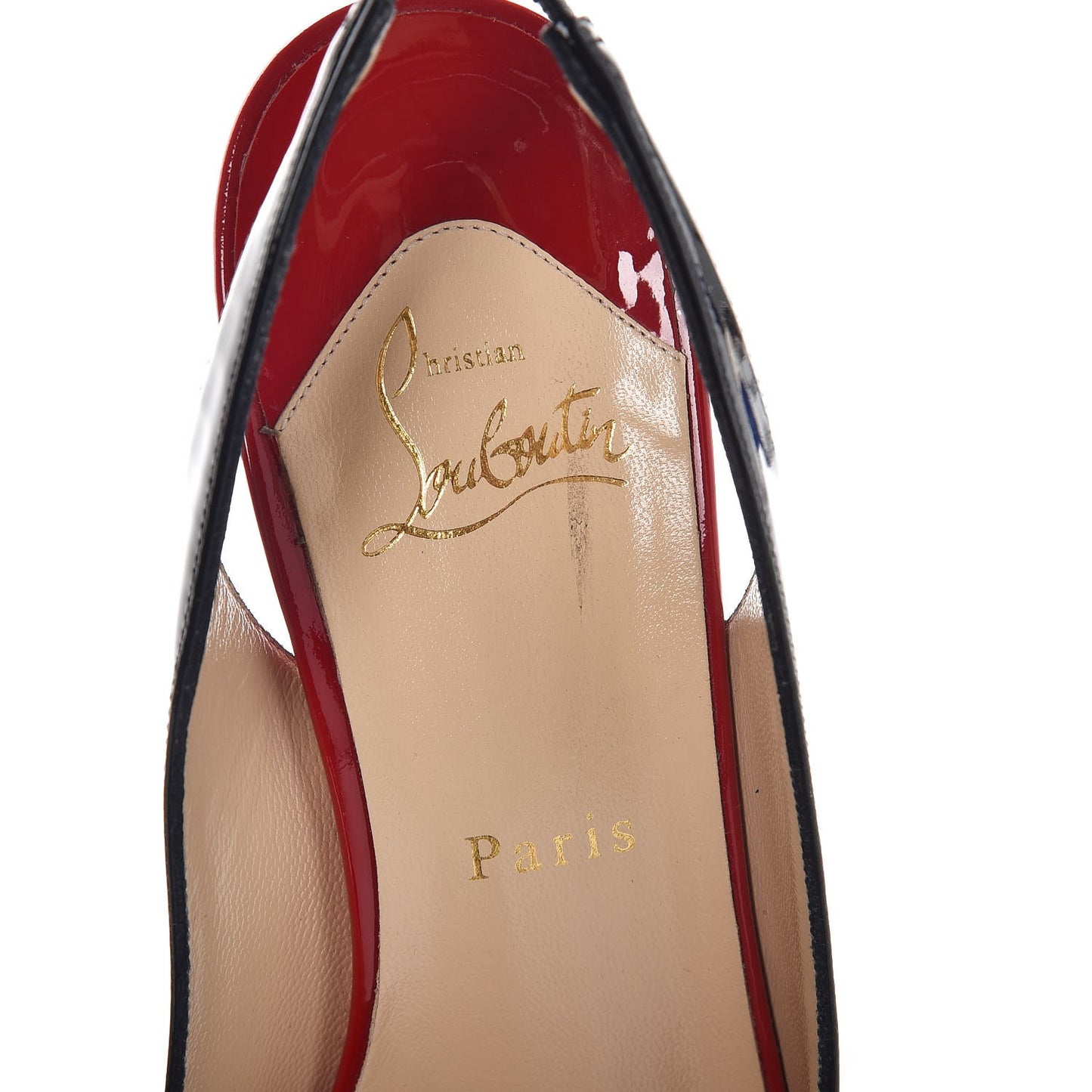 Patent Nombril 45 Pumps 39 Black Red