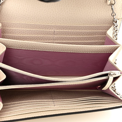 Gucci Dollar Calfskin Mini Dionysus Chain Wallet Mystic White 5 of 9