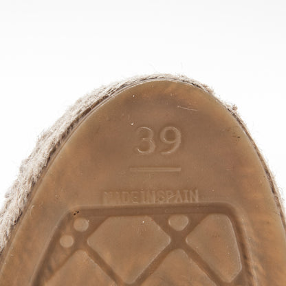 Chanel Lambskin CC Espadrilles 39 Red 6 of 8