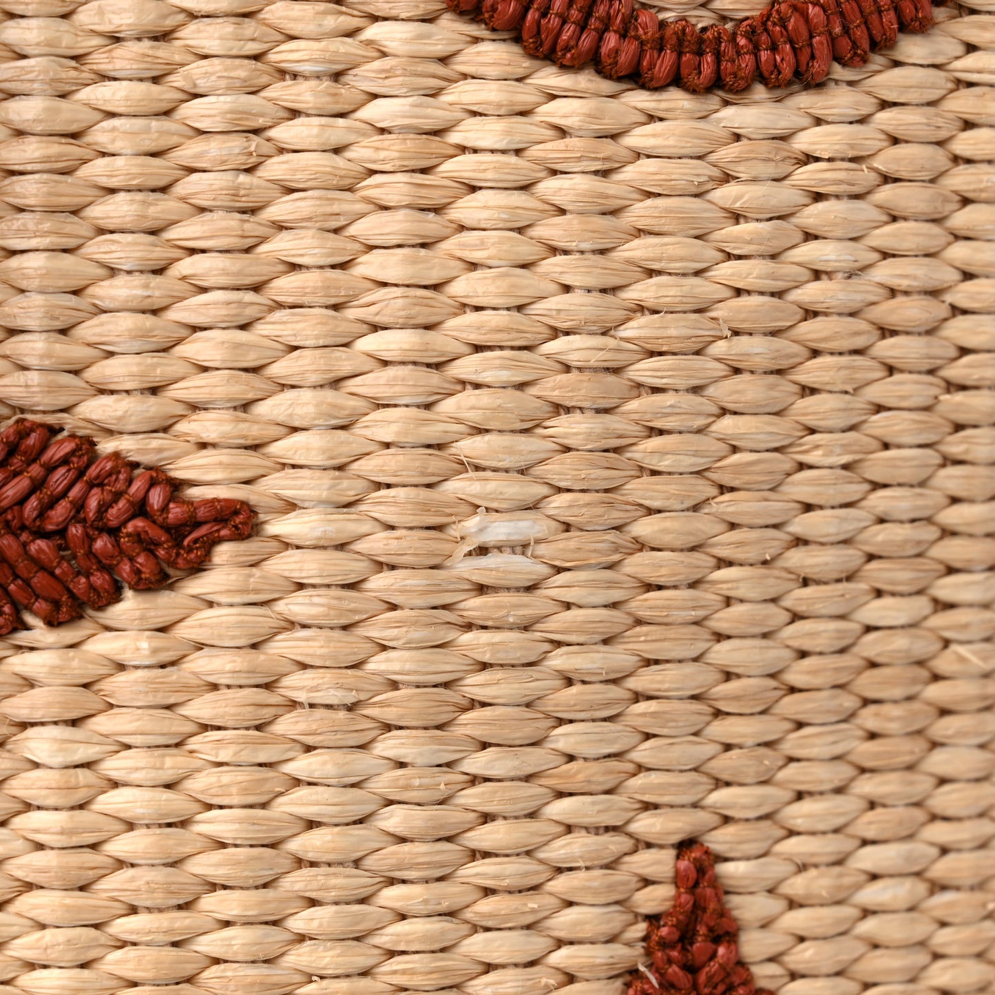 Raffia Calfskin Monogram Giant Onthego GM Tan