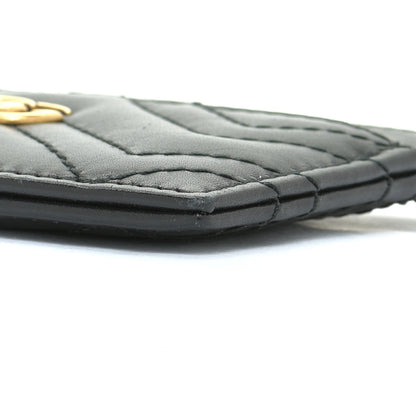 Gucci Calfskin Matelasse GG Marmont Card Holder Black 8 of 10