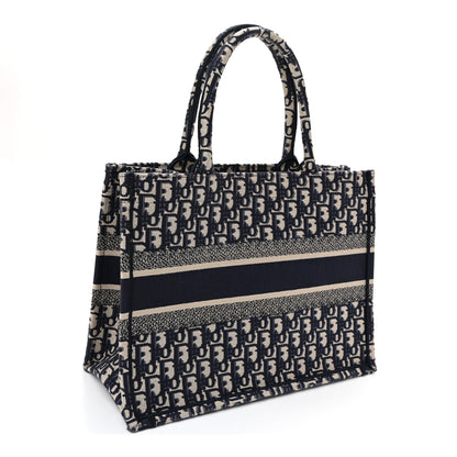 Christian Dior Oblique Medium Book Tote Blue Multicolor 3 of 12