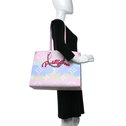 Louis Vuitton Monogram Escale Portofino Onthego GM Pastel 2 of 9