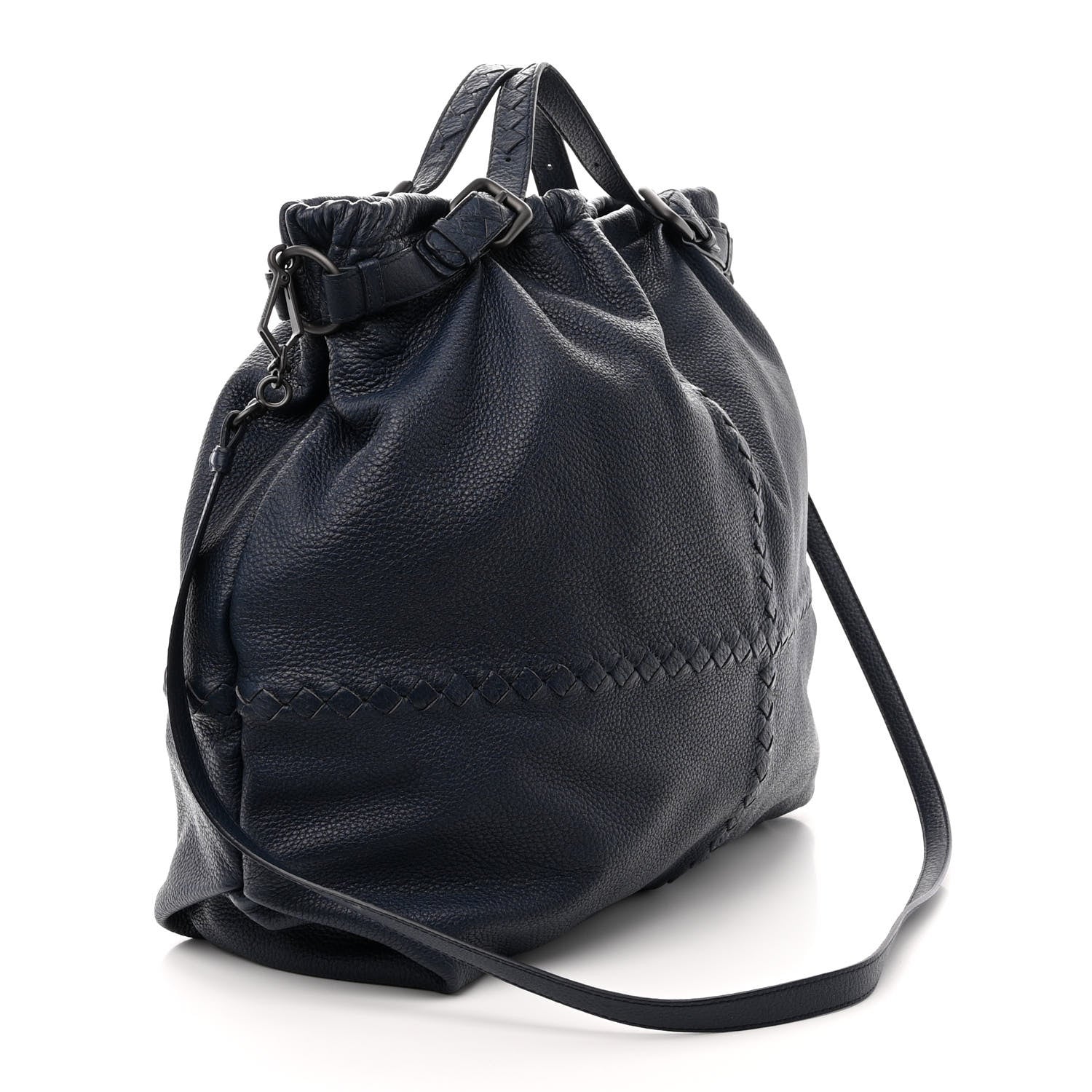 Bottega Veneta Cervo Intrecciato Brick Tote Ebano 3 of 13
