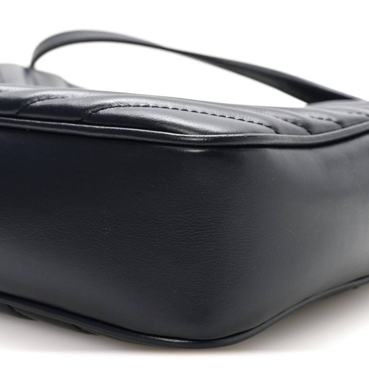 Calfskin Matelasse Monogram Lou Camera Bag Navy