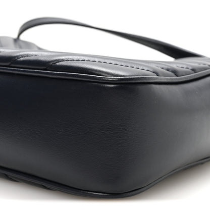 Saint Laurent Calfskin Matelasse Monogram Lou Camera Bag Navy 10 of 11