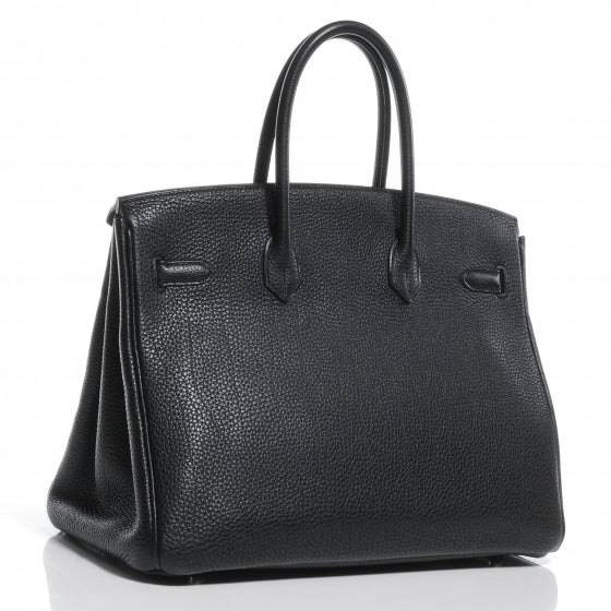 Togo Birkin 35 Black