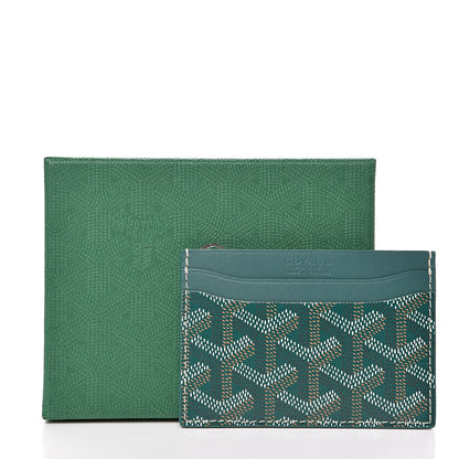 Goyard Goyardine Saint Sulpice Card Holder Green 7 of 7