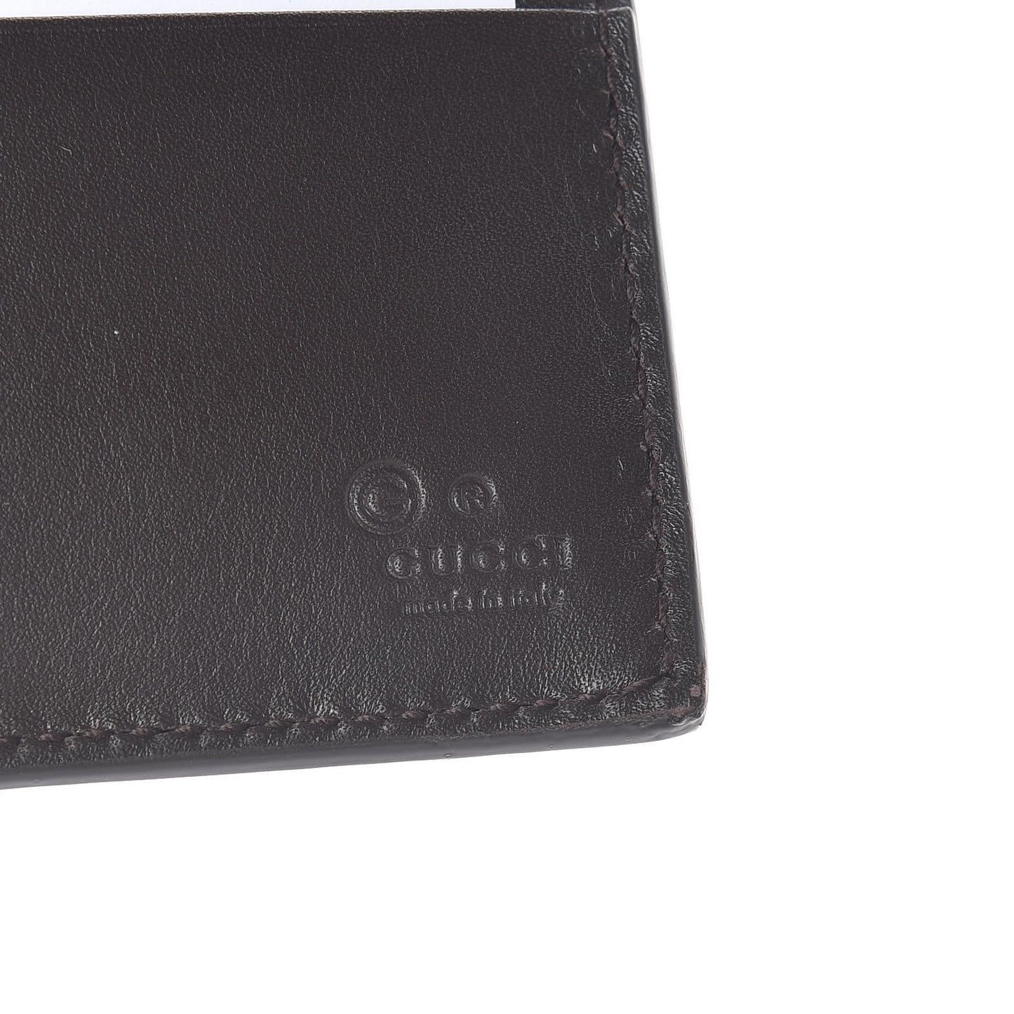 Microguccissima Bi-Fold Wallet Testa di Moro