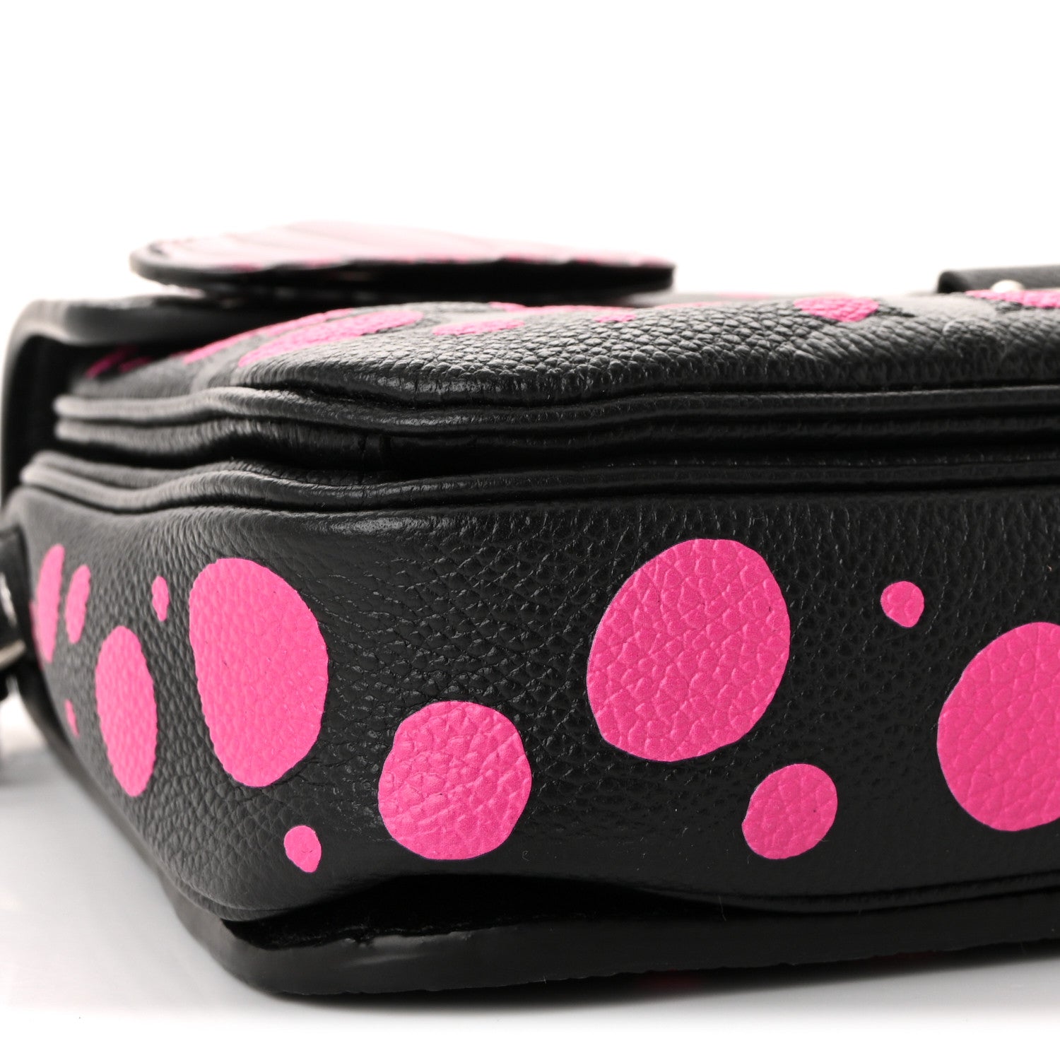 Louis Vuitton LV x YK Empreinte Monogram Giant Pochette Metis Black Fuchsia 8 of 9