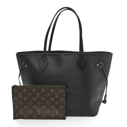 Louis Vuitton Epi Monogram Neverfull MM Black 3 of 11
