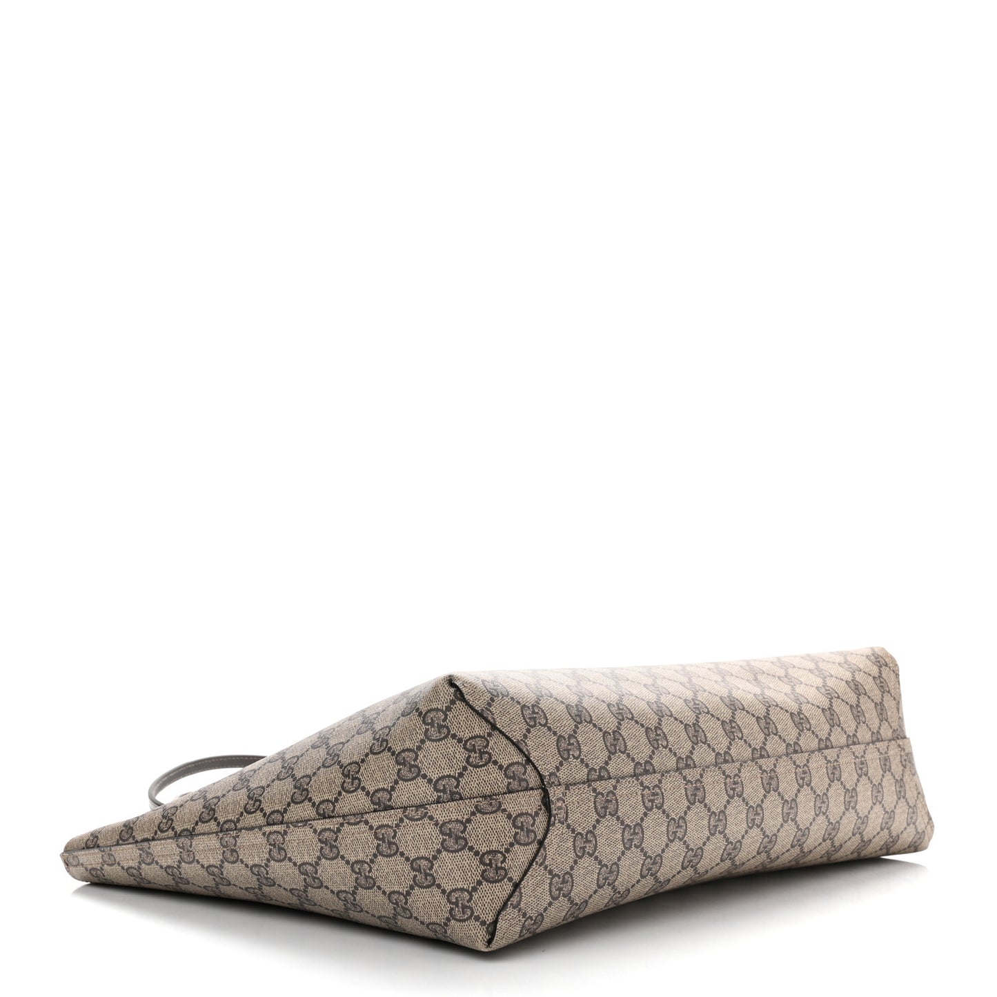 Calfskin GG Supreme Monogram Medium Reversible Tote Dark Brown