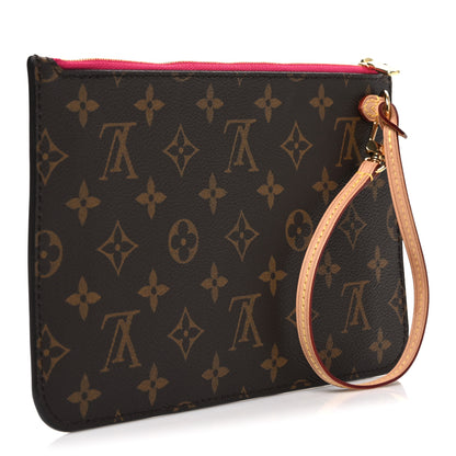 Louis Vuitton Monogram Neverfull MM GM Pochette Pivoine 3 of 7