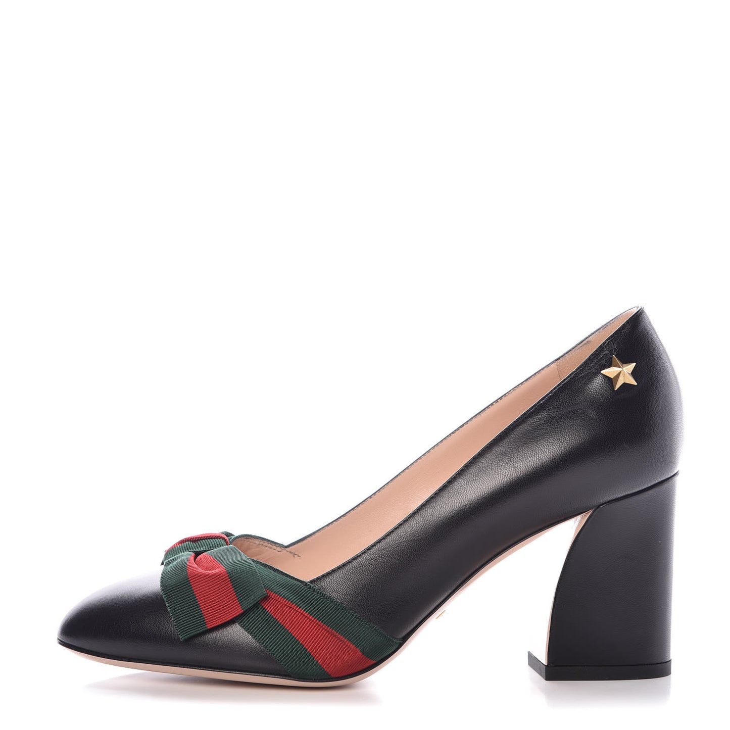 Calfkin Web Bow Pumps 38 Black