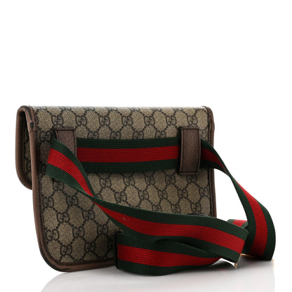 Gucci GG Supreme Monogram Neo Vintage Web Belt Bag Brown 3 of 12