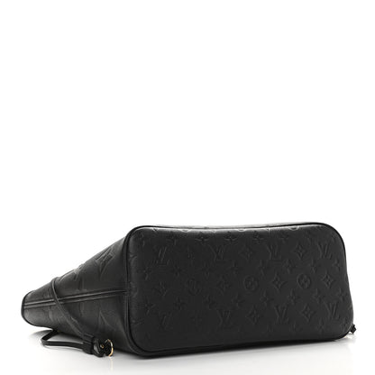 Louis Vuitton Empreinte Monogram Giant Neverfull MM Black 5 of 10