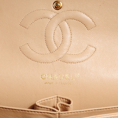 Chanel Caviar Quilted Medium Double Flap Beige Clair 7 of 9