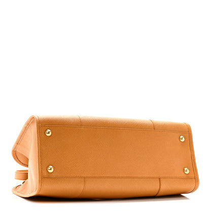 Prada Saffiano Lux Tote Ocra 4 of 9