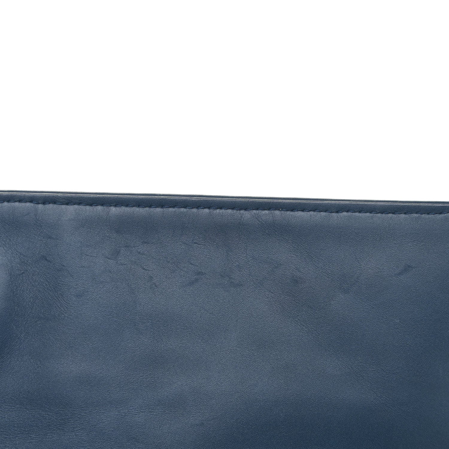 Bottega Veneta Nappa Intrecciato Flap Clutch Blue 13 of 16