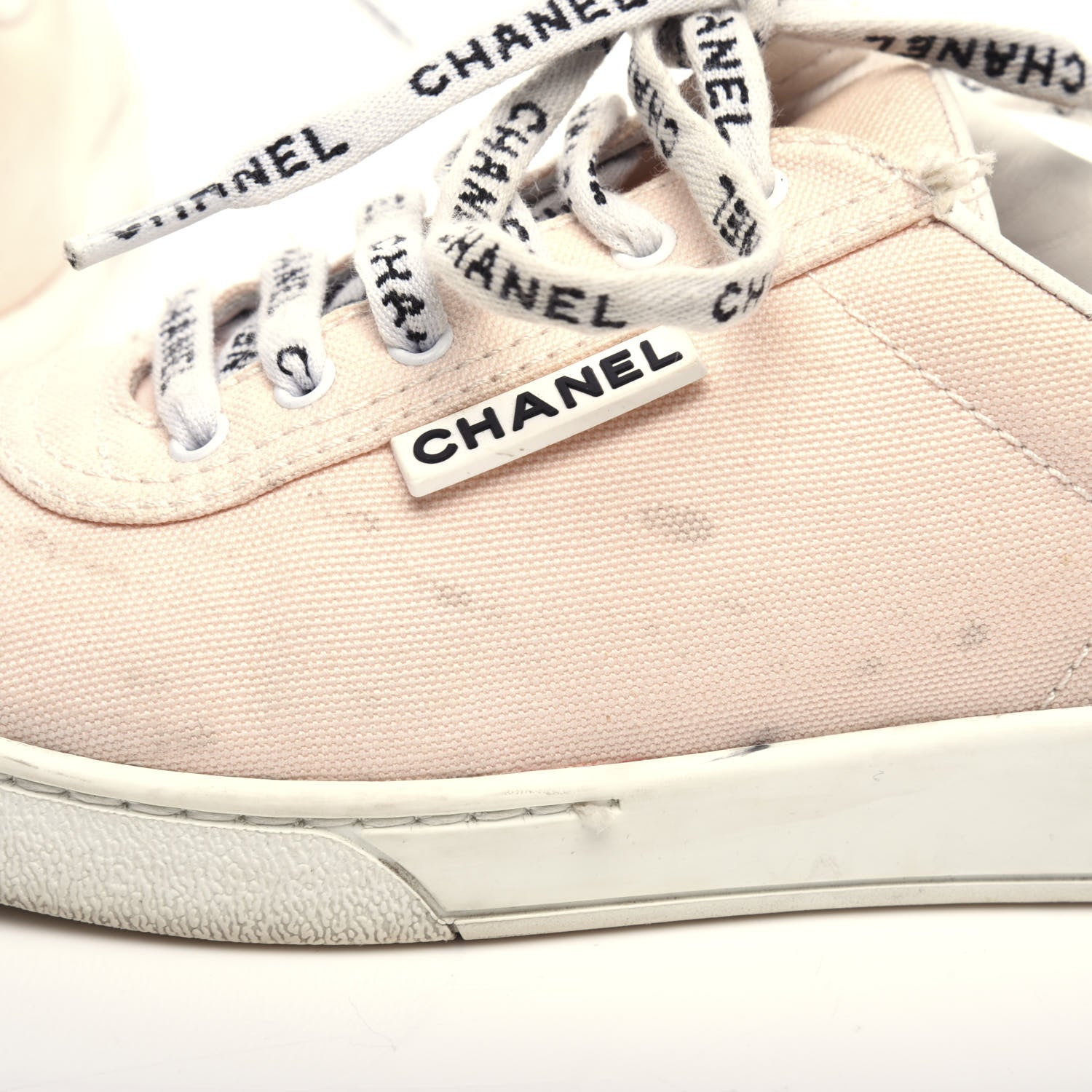 Chanel Canvas Womens Sneakers 35 Light Pink 11 of 13