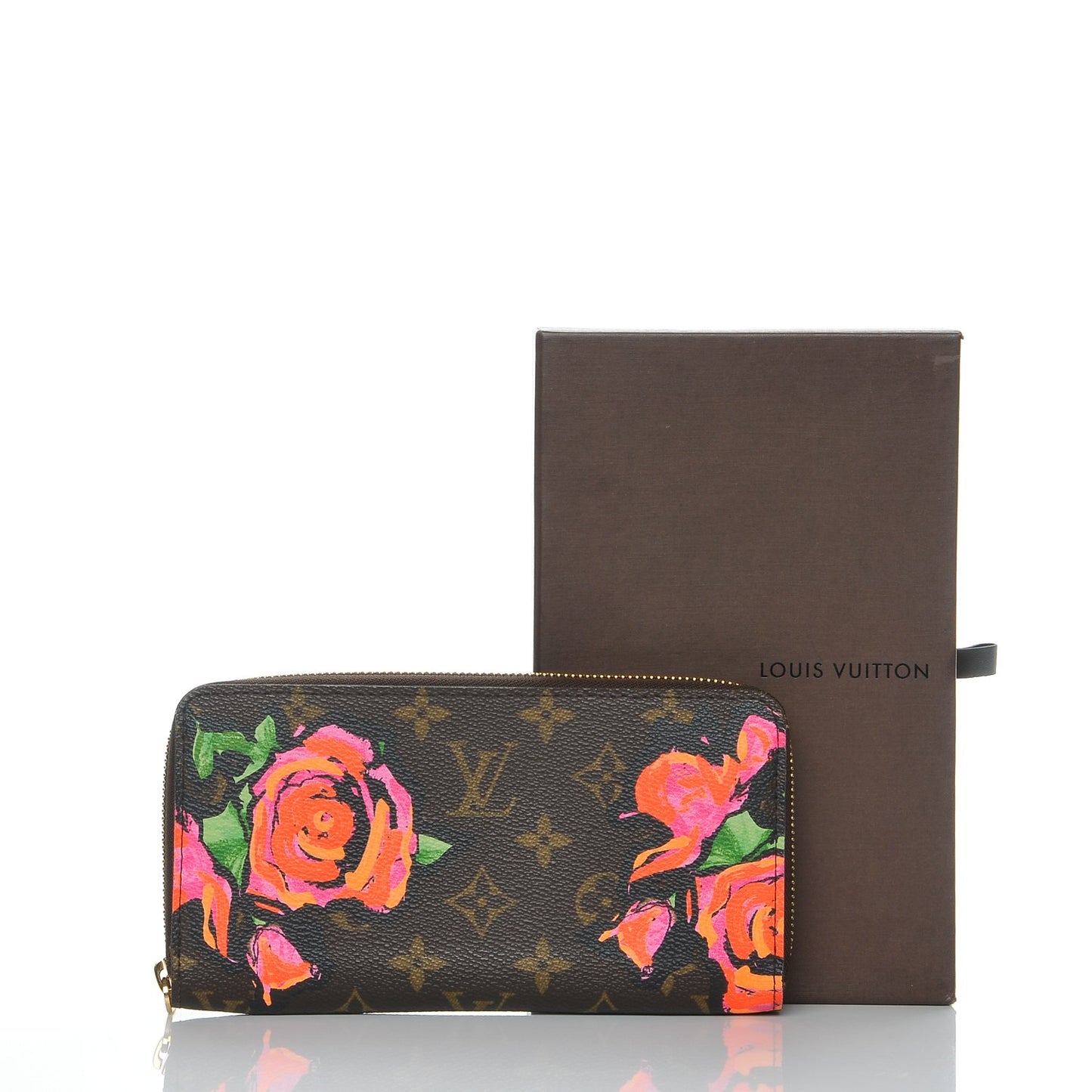 Monogram Roses Zippy Wallet